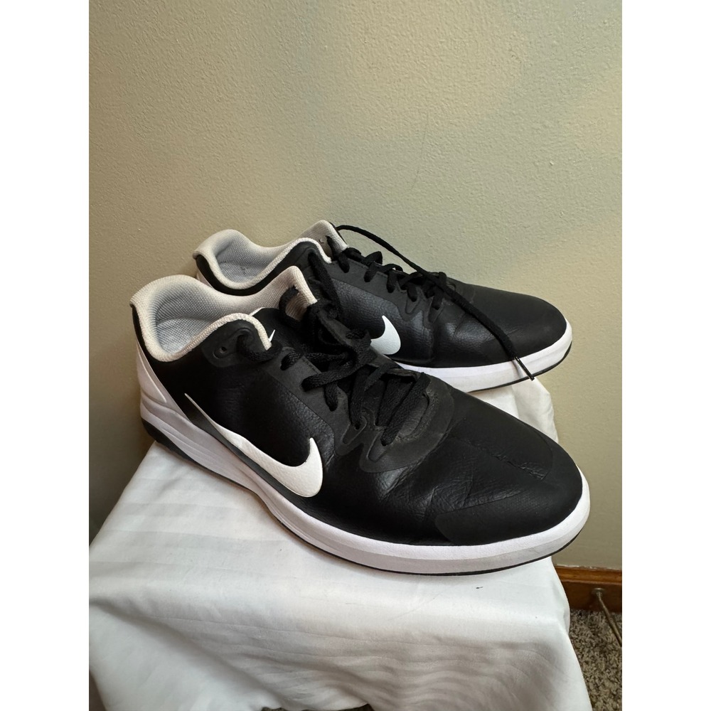 Nike Infinity G Golf Shoes‎ Black White CT0531-001 Mens Size 12 Low Top Spikes